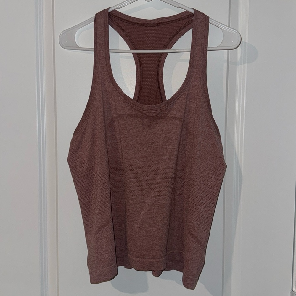 Lululemon Swiftly Tech racer back tank Hip Length size 14